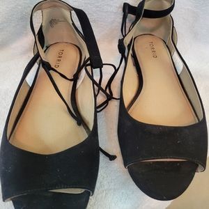 Torrid open toe flat